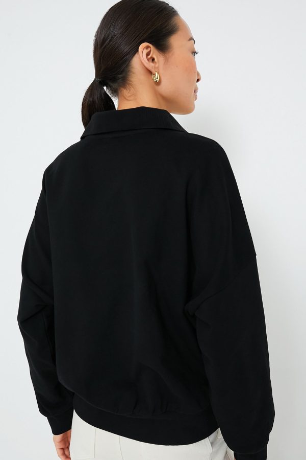 Black Bode Polo Sweatshirt Supply