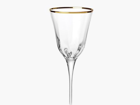 Optical Gold Wine Glass Supply