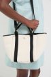 White and Black Traversee S Square Tote Supply