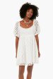 White Eyelet Abigail Dress For Discount