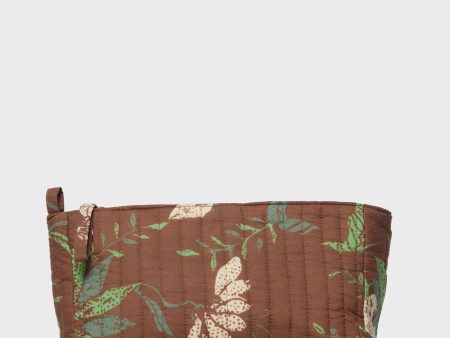 Woodland Floral Quilted Pouch Fashion