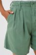 Hedge Green The Pleated Chute Prep Short For Sale