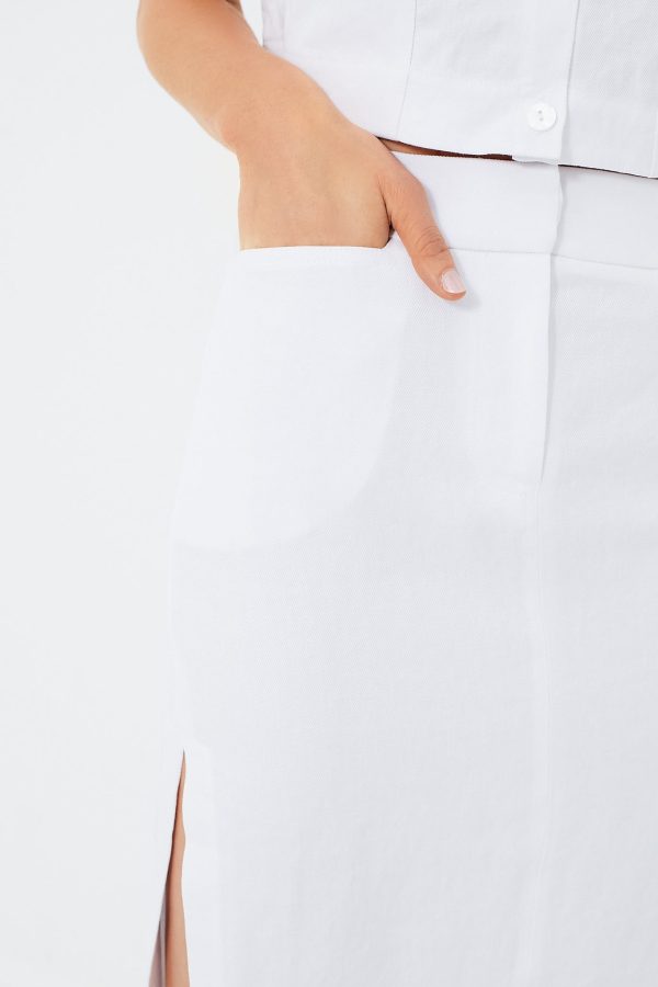 White Camp Skirt Hot on Sale