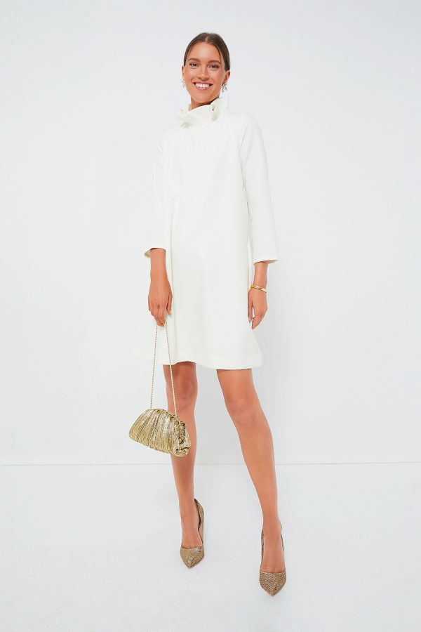 White Daphne Dress Cheap