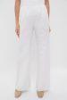 White Anish Textured Pants Sale