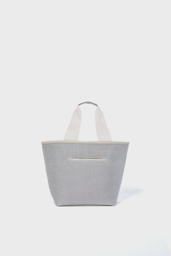 Gray Marled Tote Bag For Cheap