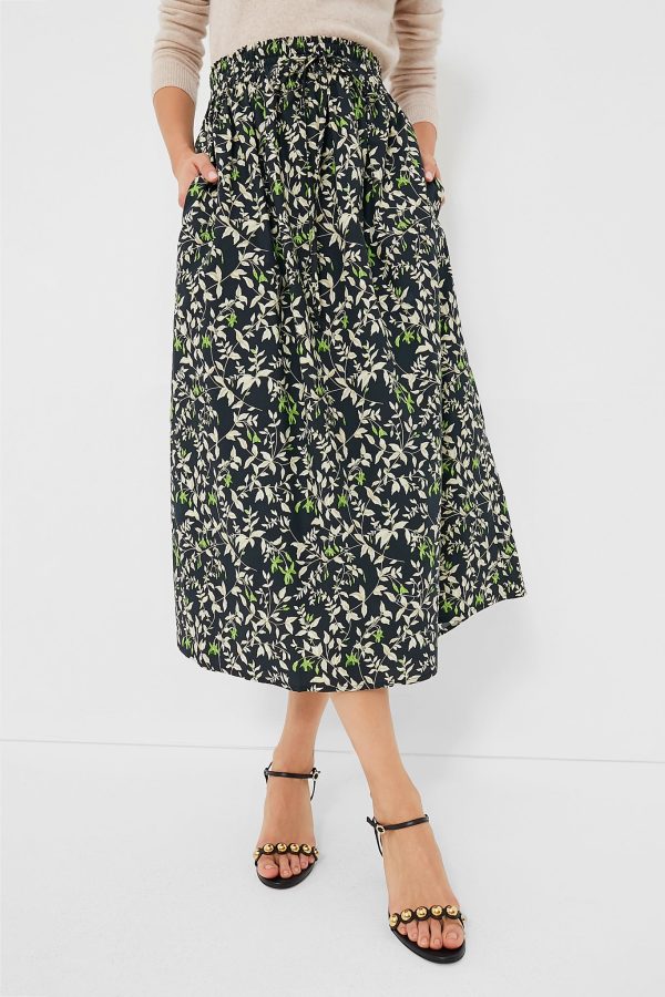 Verdant Iris Cece Skirt Discount