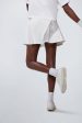 White and Fresh Buds 15 Inch Naomi Tennis Skirt Online