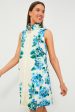 Water s Edge Hydrangea Sleeveless Charlie Dress Cheap