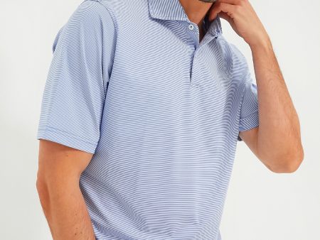 Baltic USA Mini Stripe Jersey Polo Online Sale