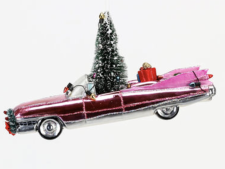 Glass Ornament - Holiday Pink Caddy For Sale