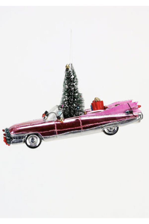 Glass Ornament - Holiday Pink Caddy For Sale