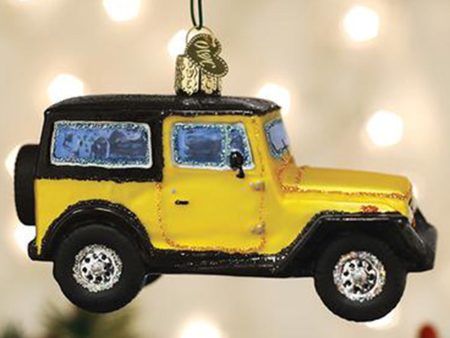 Glass Ornament - Jeep Sport Utility Vehicle Fashion