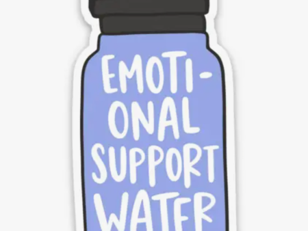 Trendy Sticker - Emotional Support Water Bottle Supply