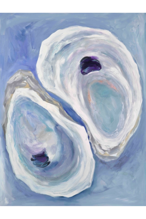 Kim Hovell Art Print - Twin Oysters For Cheap