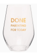 Gold Foil Wine Glass - Done Parenting For Cheap